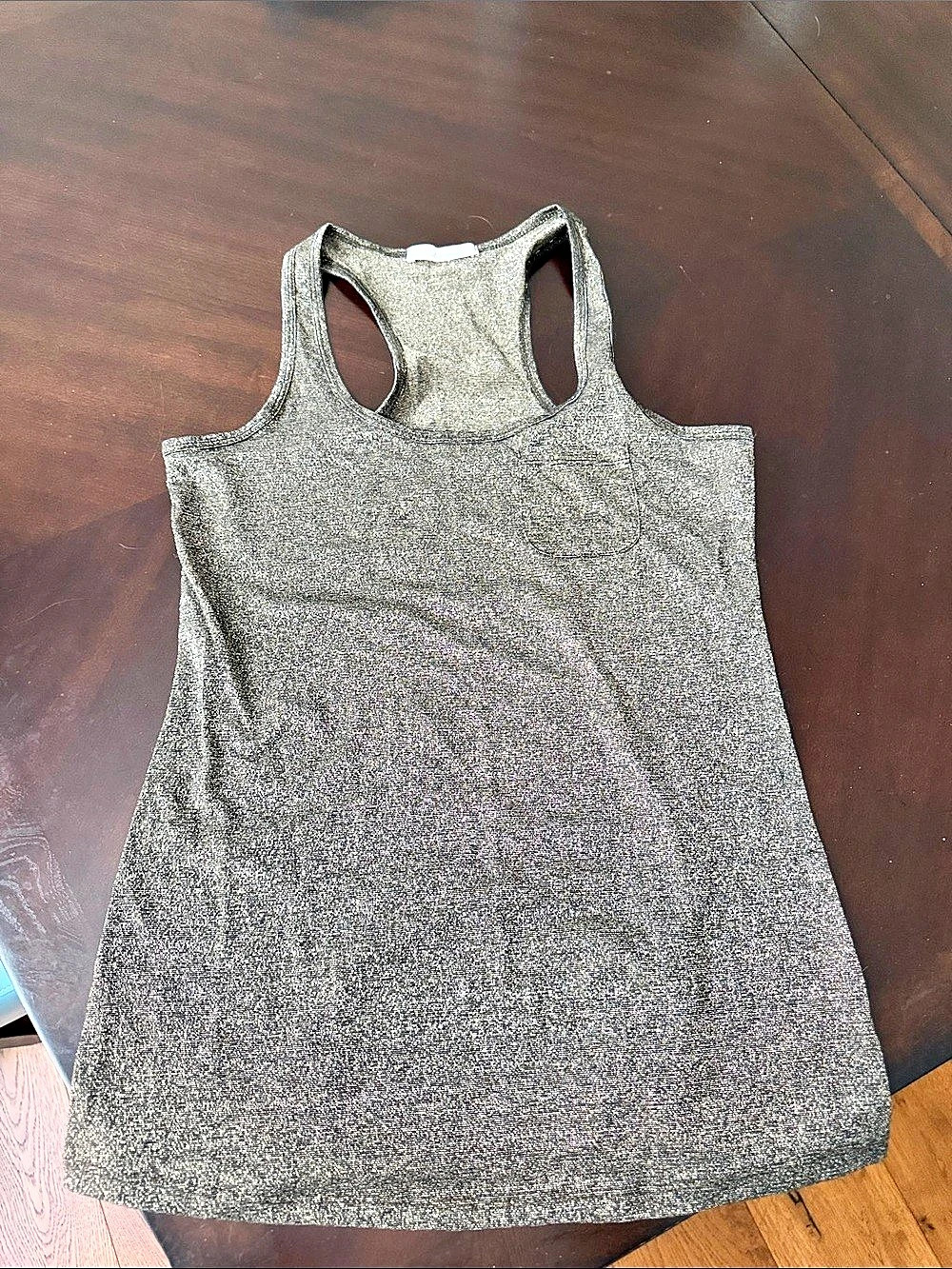 Charlotte Russe Metallic Racerback Tank Top